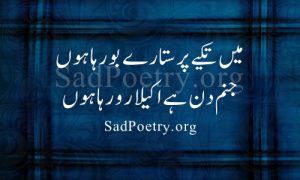 Akela Ro Raha Hun - Sad Birthday Shayari | SadPoetry.org