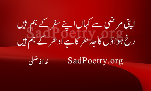 nida fazli safar