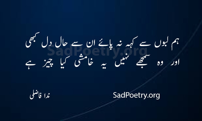 nida fazli shayari - 4