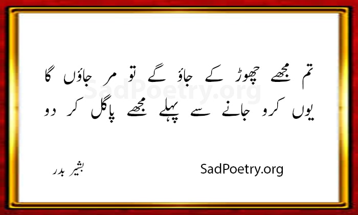 bashir badar poetry